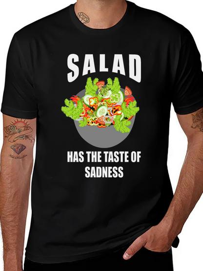 Salad Taste of Sadness Graphic T-Shirt - Funny Tee