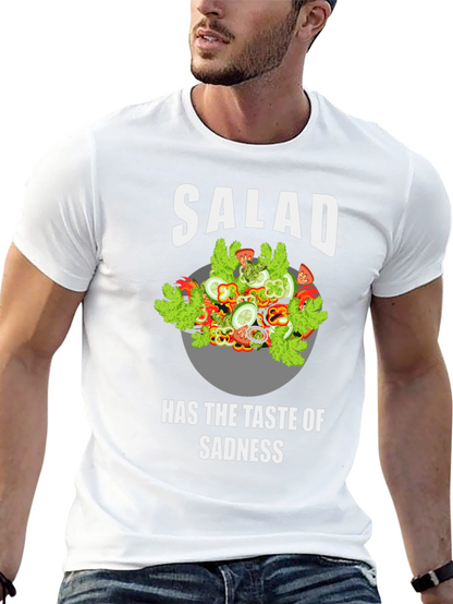Salad Taste of Sadness Graphic T-Shirt - Funny Tee