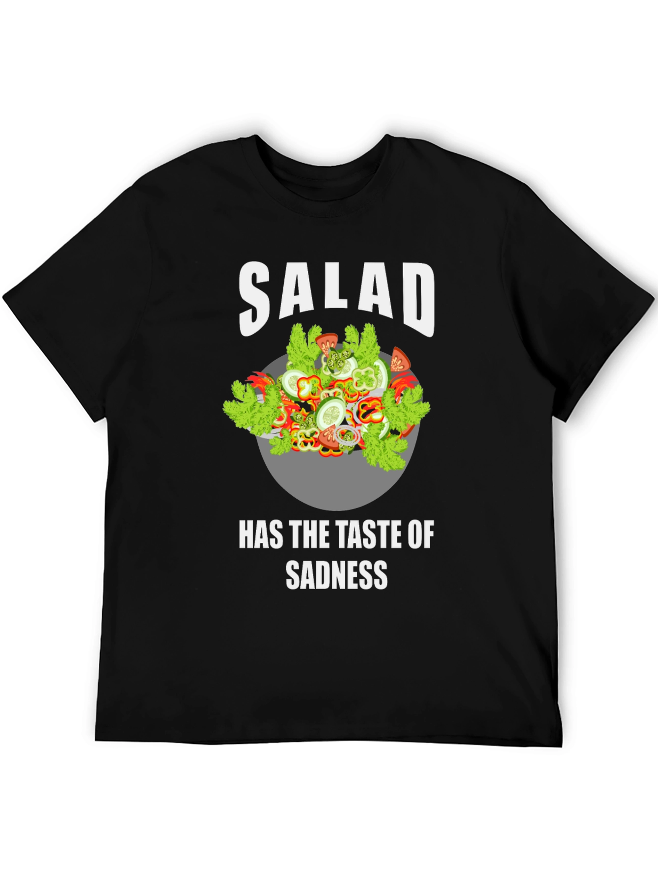 Salad Taste of Sadness Graphic T-Shirt - Funny Tee