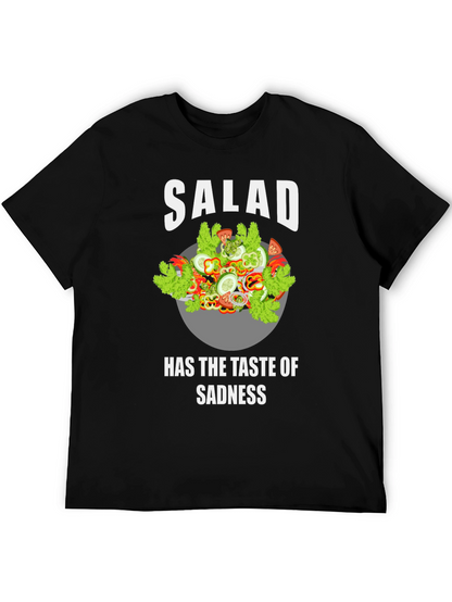 Salad Taste of Sadness Graphic T-Shirt - Funny Tee