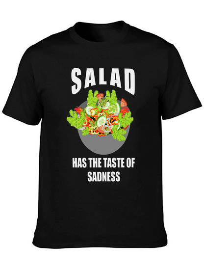 Salad Taste of Sadness Graphic T-Shirt - Funny Tee