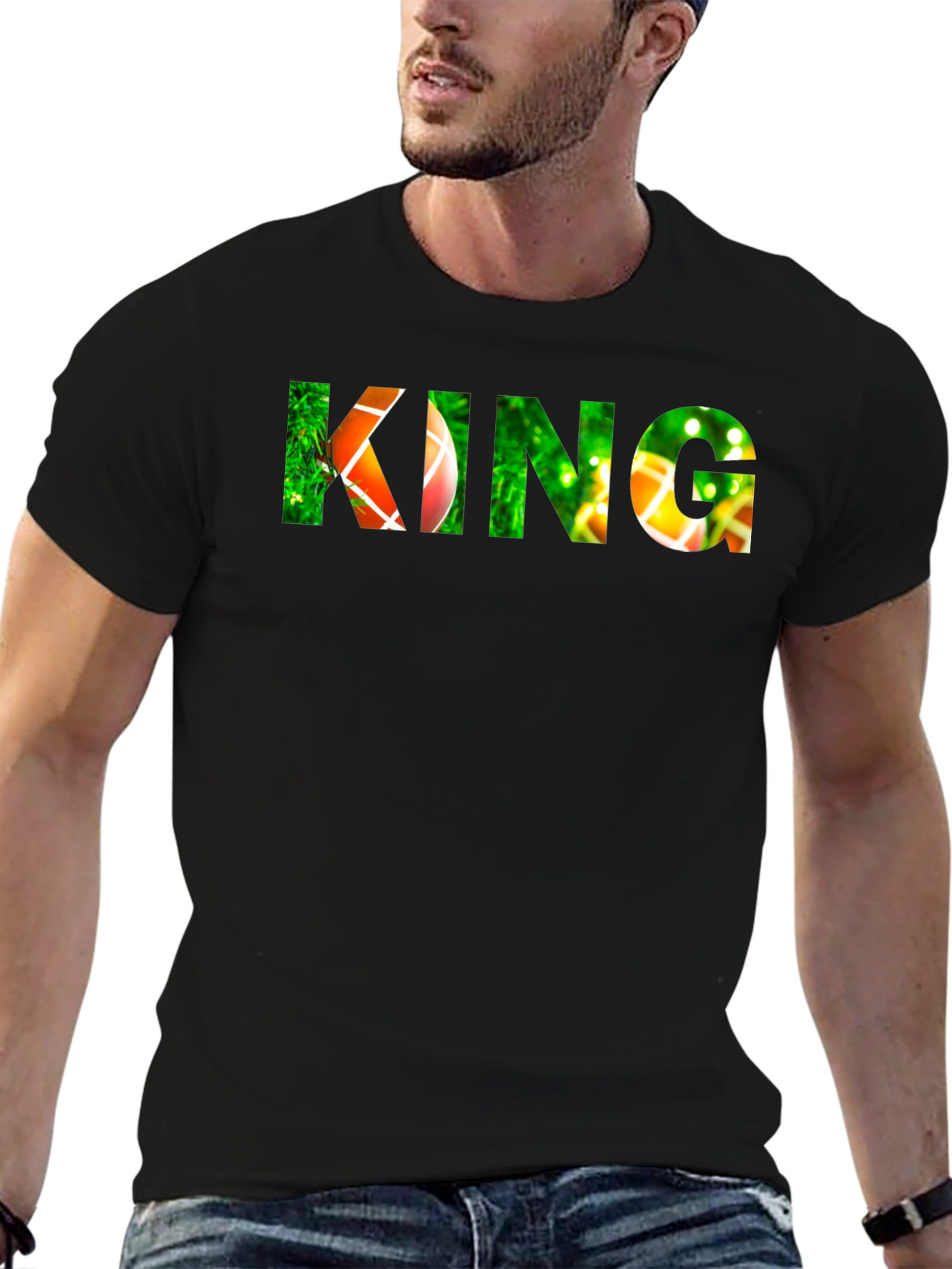 King Graphic Tee - Novelty Design