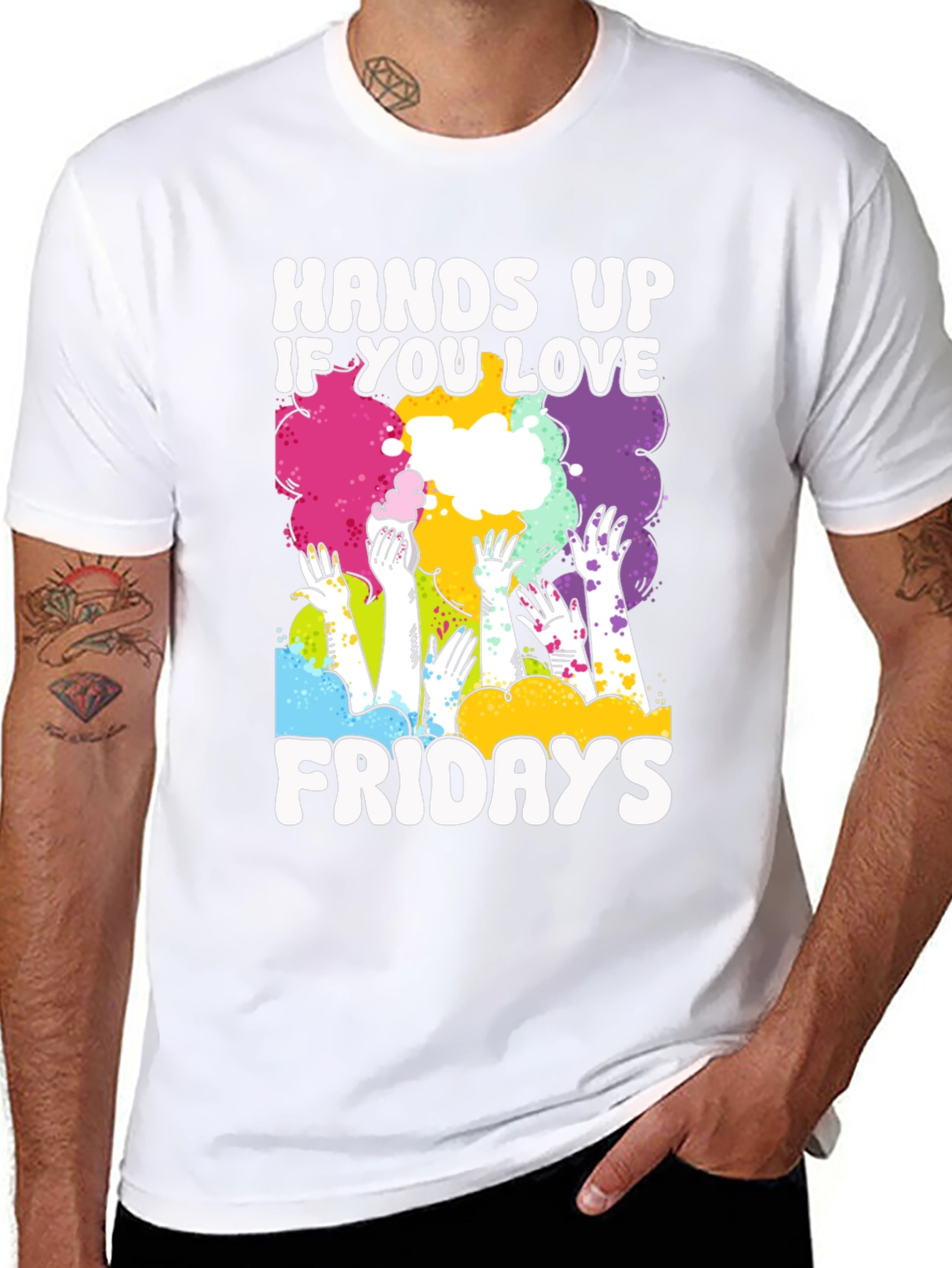Hands Up Fridays Graphic T-Shirt