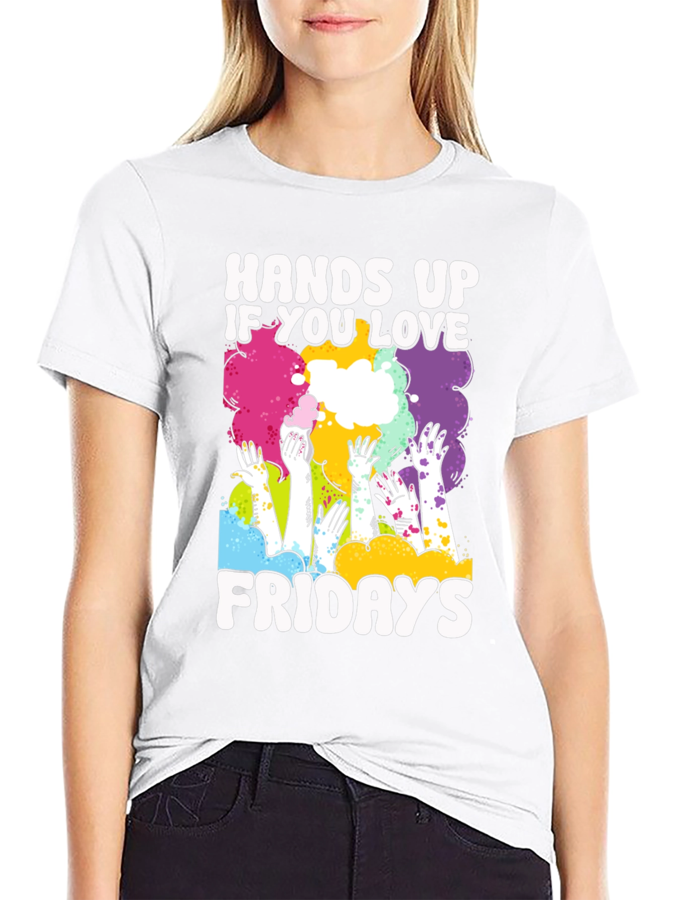 Hands Up Fridays Graphic T-Shirt