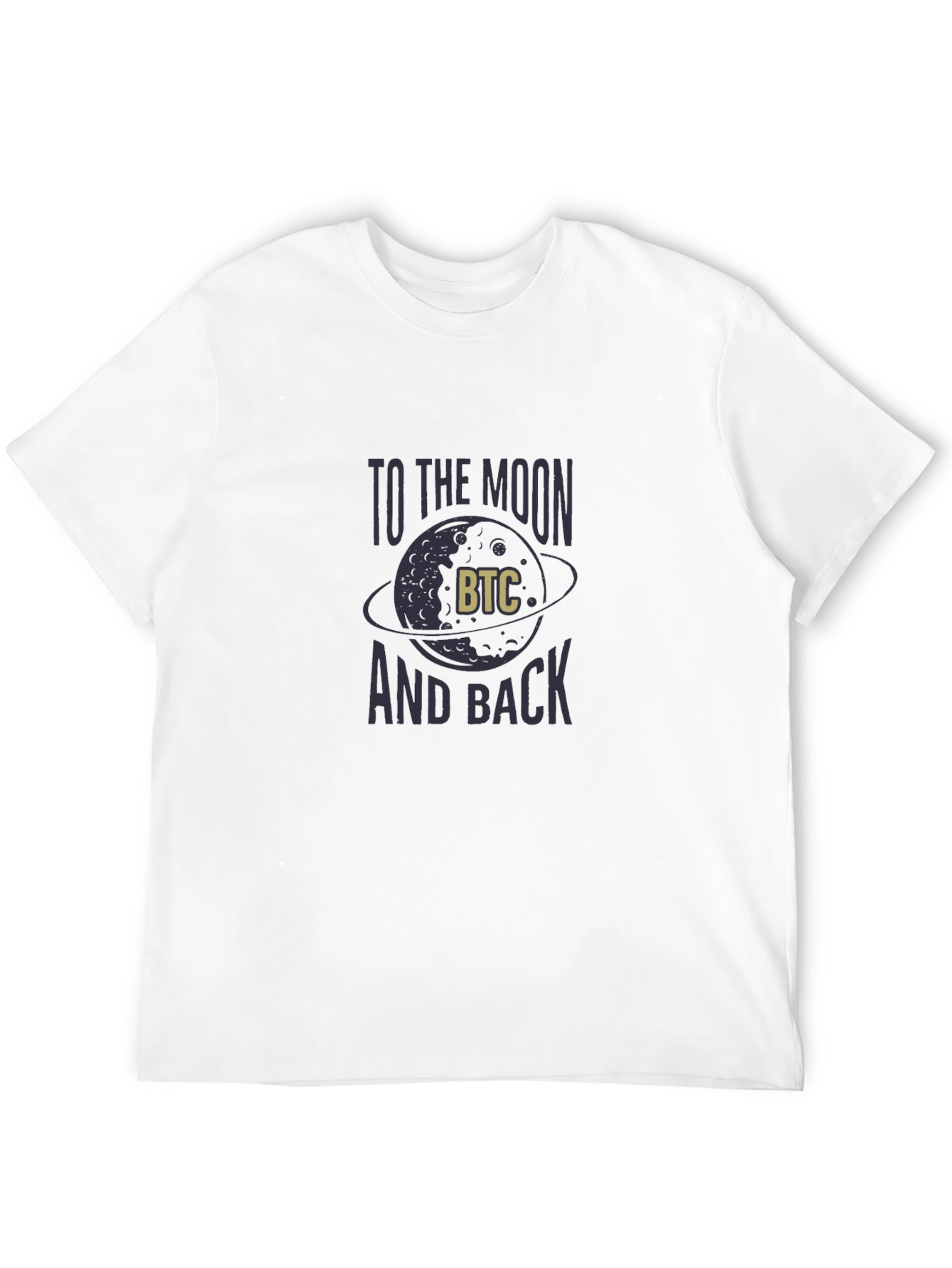 Bitcoin to the Moon Graphic T-Shirt