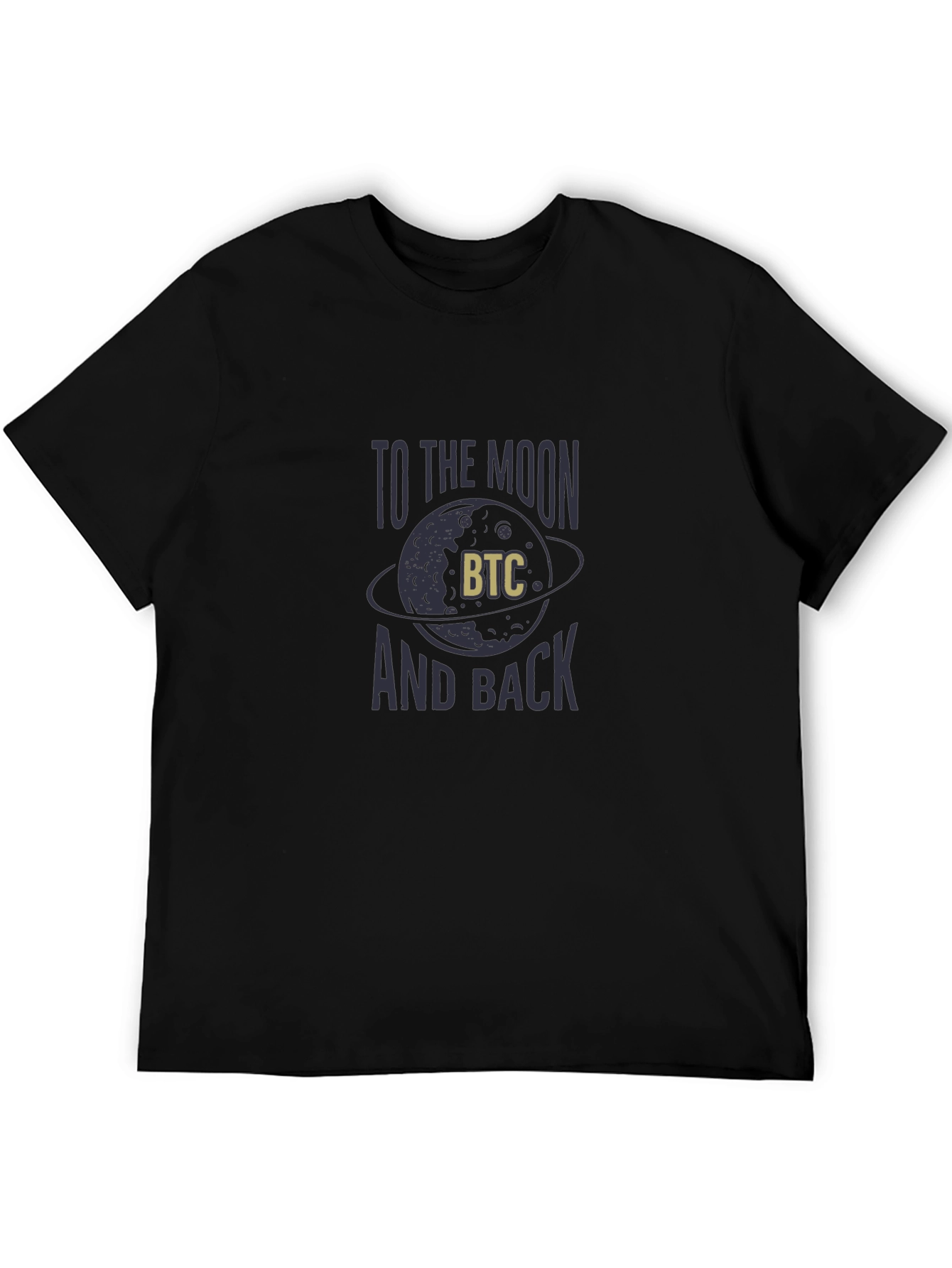 Bitcoin to the Moon Graphic T-Shirt