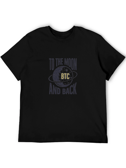 Bitcoin to the Moon Graphic T-Shirt
