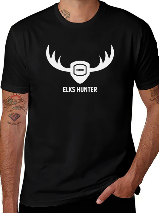 Elks Hunter Graphic Tee - Football Antlers