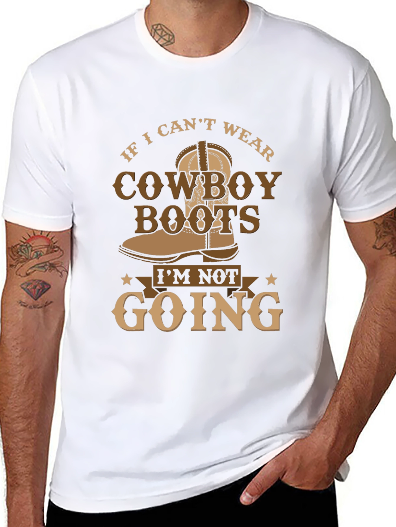 Cowboy Boots Graphic T-Shirt