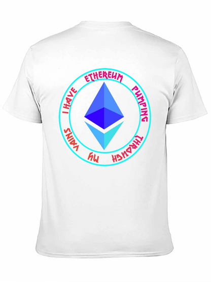 Ethereum Pumping Through My Veins Black T-Shirt