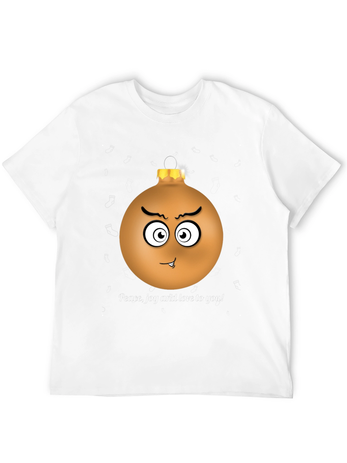 Festive Grumpy Ornament Graphic Tee