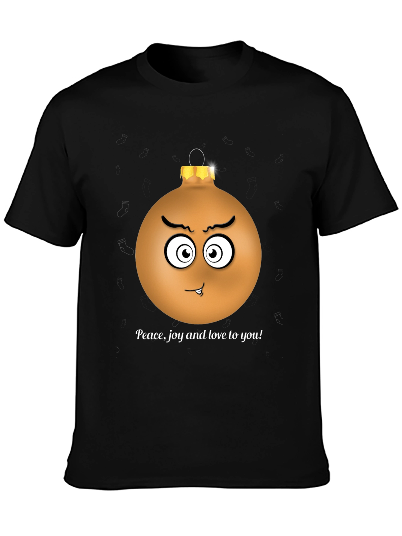 Festive Grumpy Ornament Graphic Tee