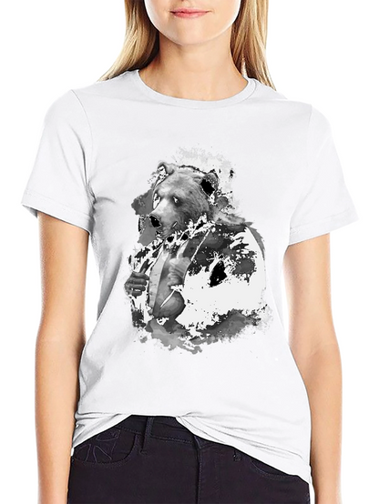 Bear Suit T-Shirt - Stylish Graphic Tee