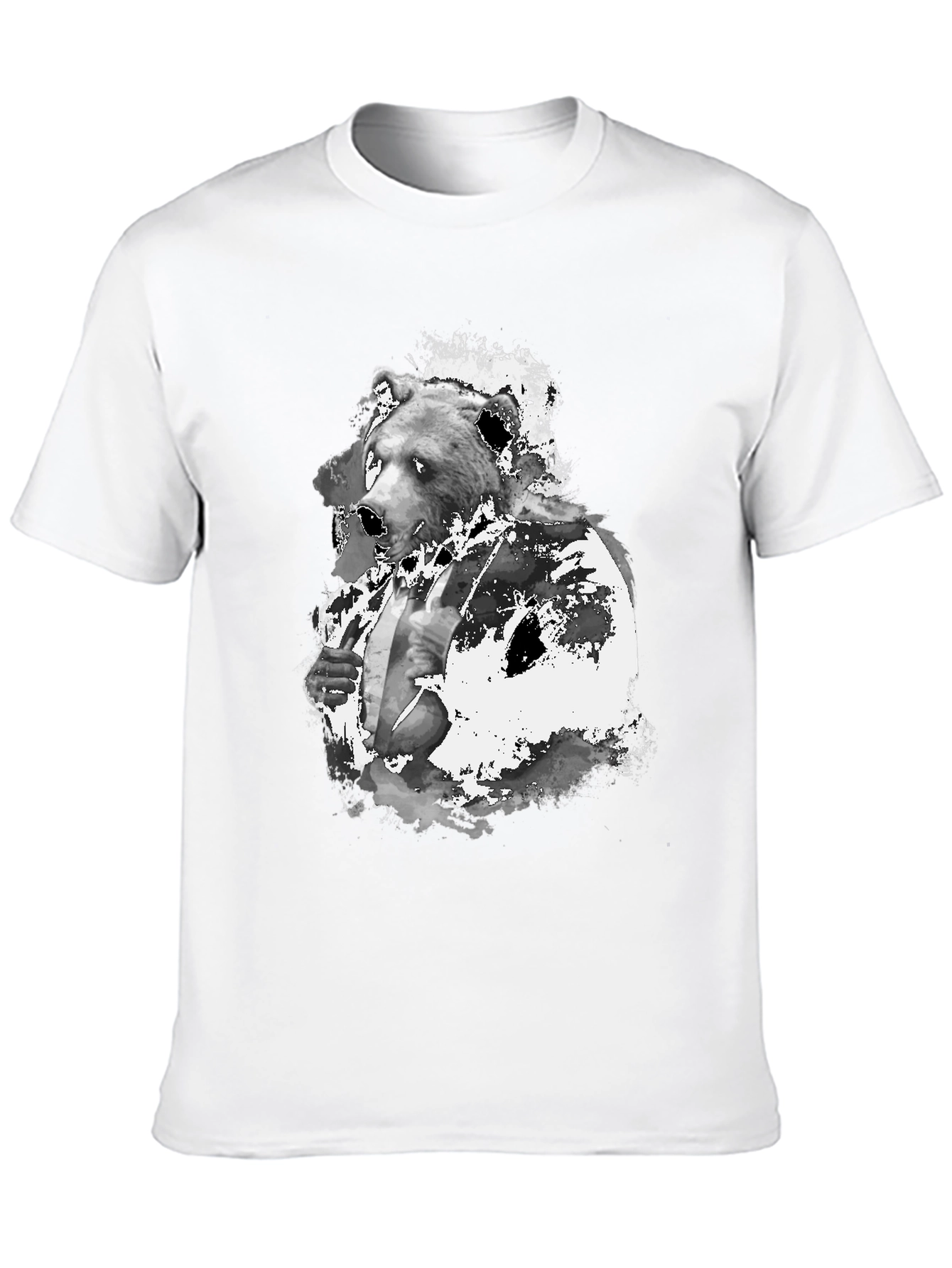 Bear Suit T-Shirt - Stylish Graphic Tee