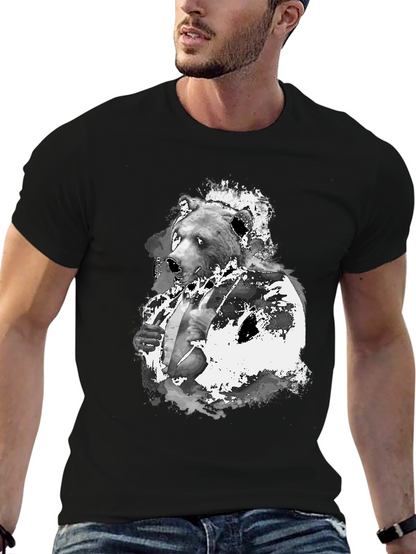 Bear Suit T-Shirt - Stylish Graphic Tee