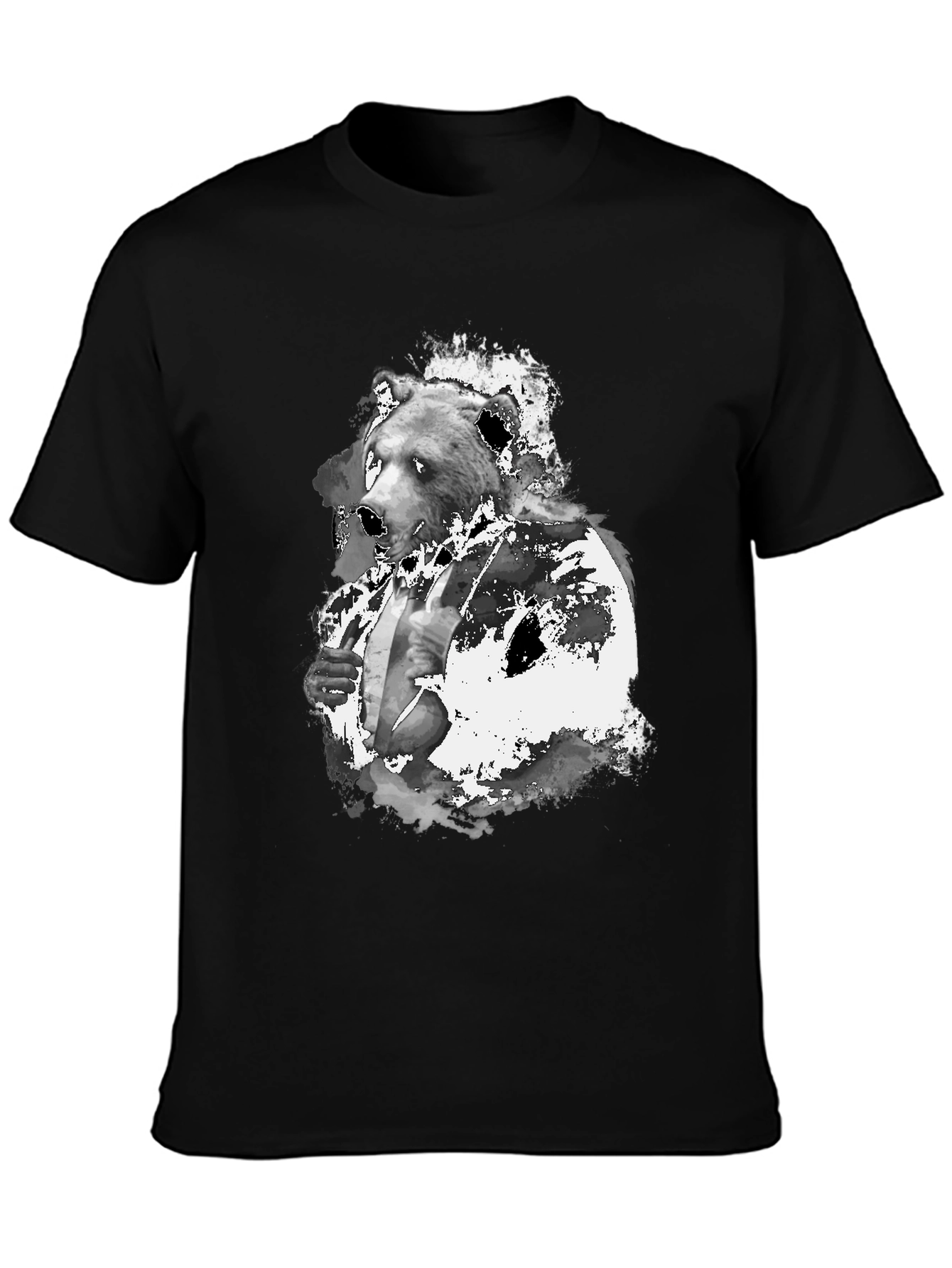 Bear Suit T-Shirt - Stylish Graphic Tee