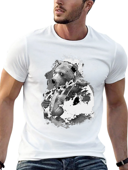 Bear Suit T-Shirt - Stylish Graphic Tee