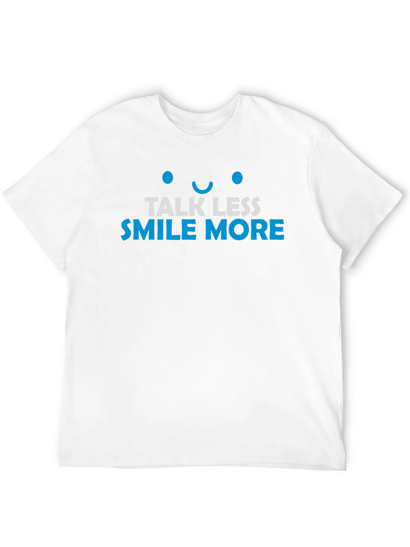 Talk Less Smile More Graphic Tee - Black