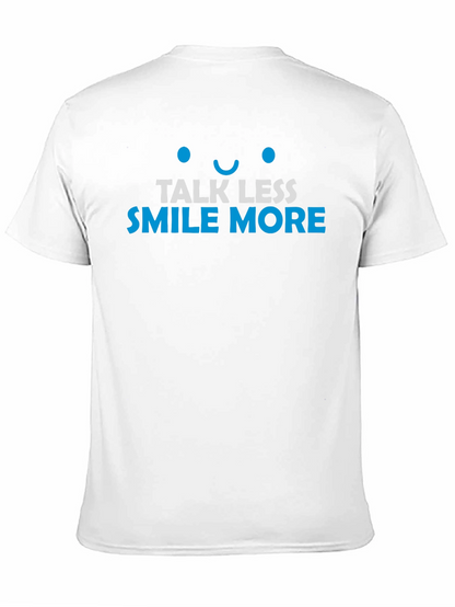 Talk Less Smile More Graphic Tee - Black