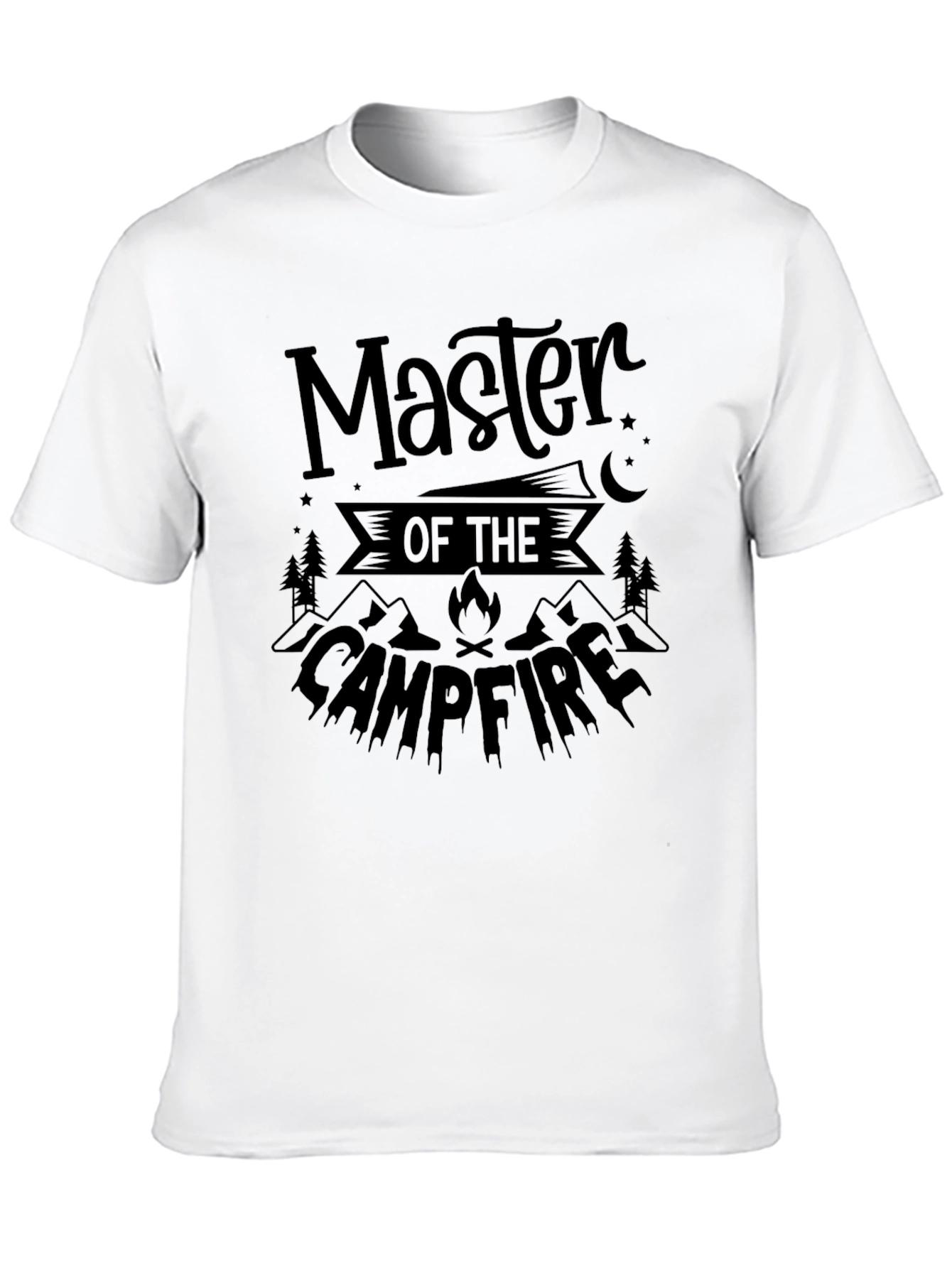 Master of Campfire Graphic Tee - Camping T-Shirt