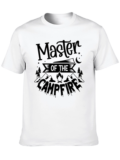 Master of Campfire Graphic Tee - Camping T-Shirt