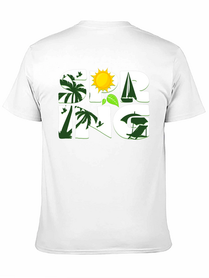 Spring Theme Graphic T-Shirt