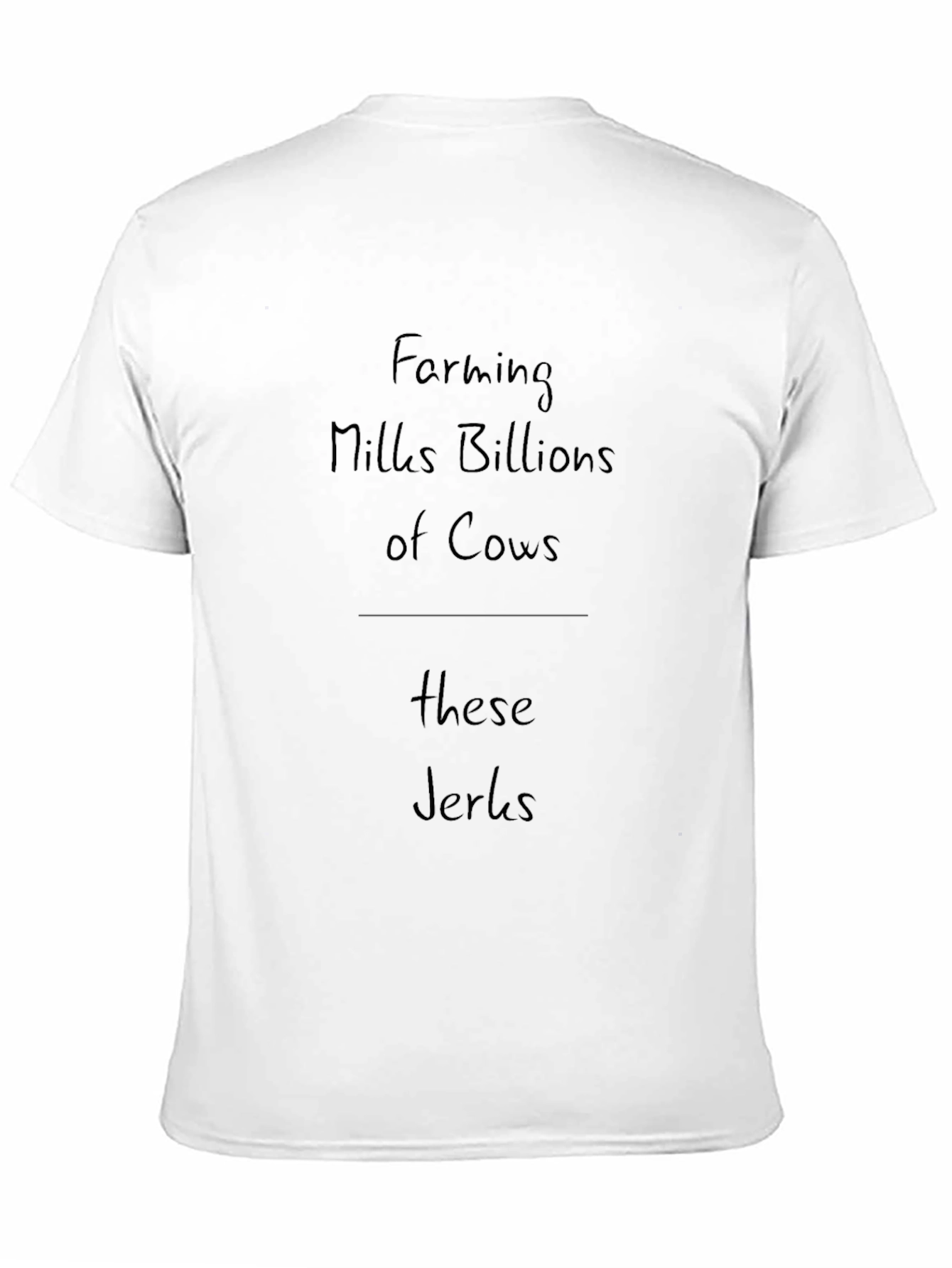 Farming Milks Billions of Cows T-Shirt