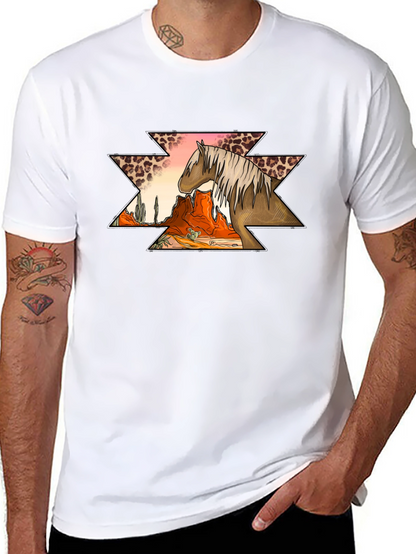 Desert Horse Aztec Graphic Tee