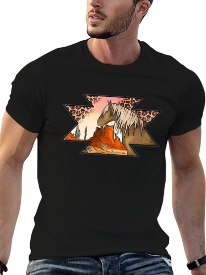 Desert Horse Aztec Graphic Tee