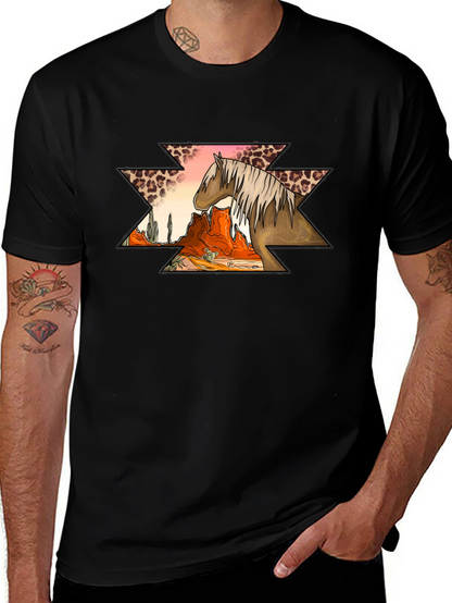 Desert Horse Aztec Graphic Tee