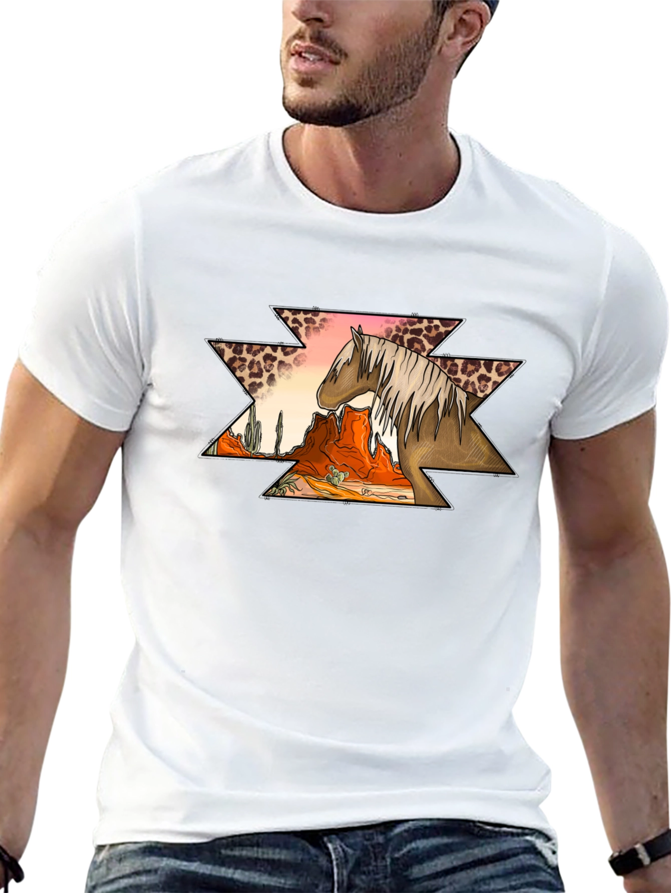 Desert Horse Aztec Graphic Tee