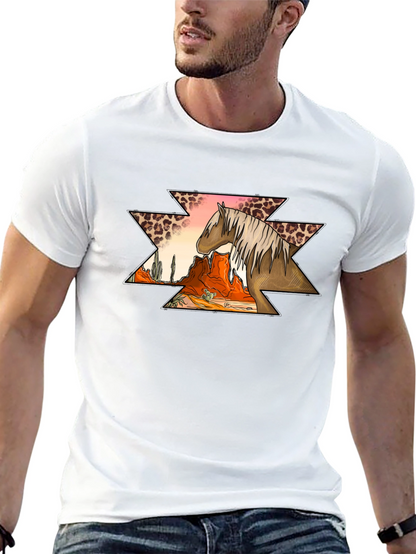 Desert Horse Aztec Graphic Tee