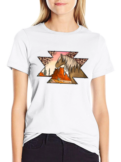 Desert Horse Aztec Graphic Tee