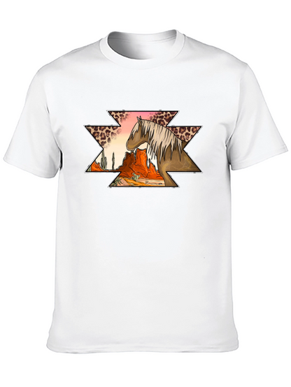 Desert Horse Aztec Graphic Tee