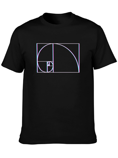 Golden Ratio T-Shirt - Fibonacci Sequence Design