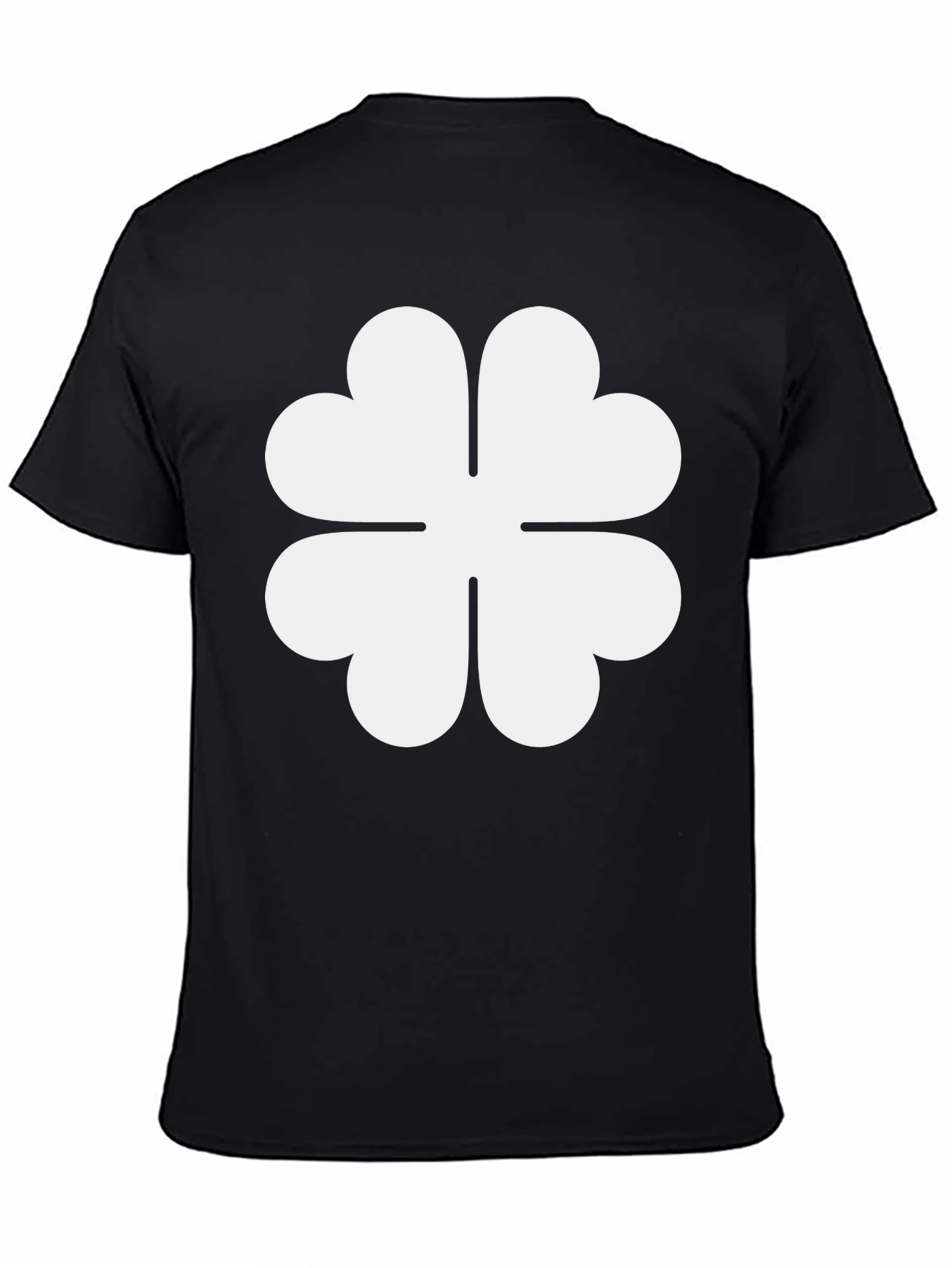 Black Clover T-Shirt - Lucky Four Leaf Design