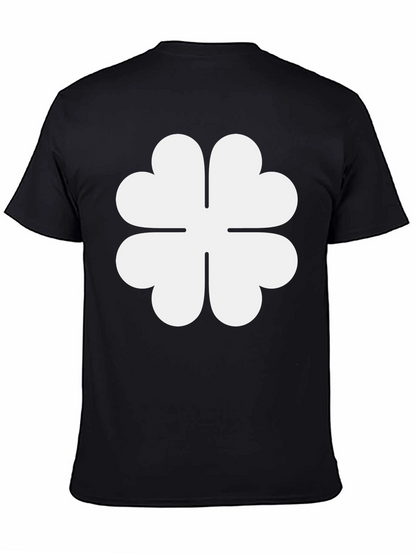 Black Clover T-Shirt - Lucky Four Leaf Design