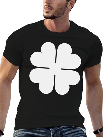 Black Clover T-Shirt - Lucky Four Leaf Design