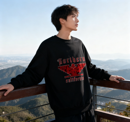 Northern California Tribal-Inspired Graphic Sweatshirt