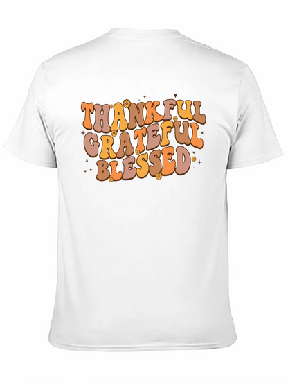 Thankful Grateful Blessed Tee