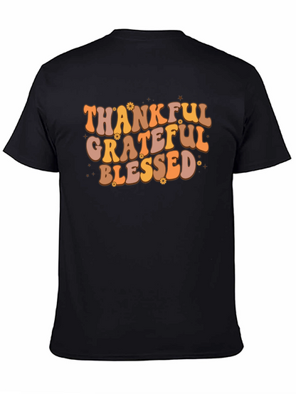 Thankful Grateful Blessed Tee