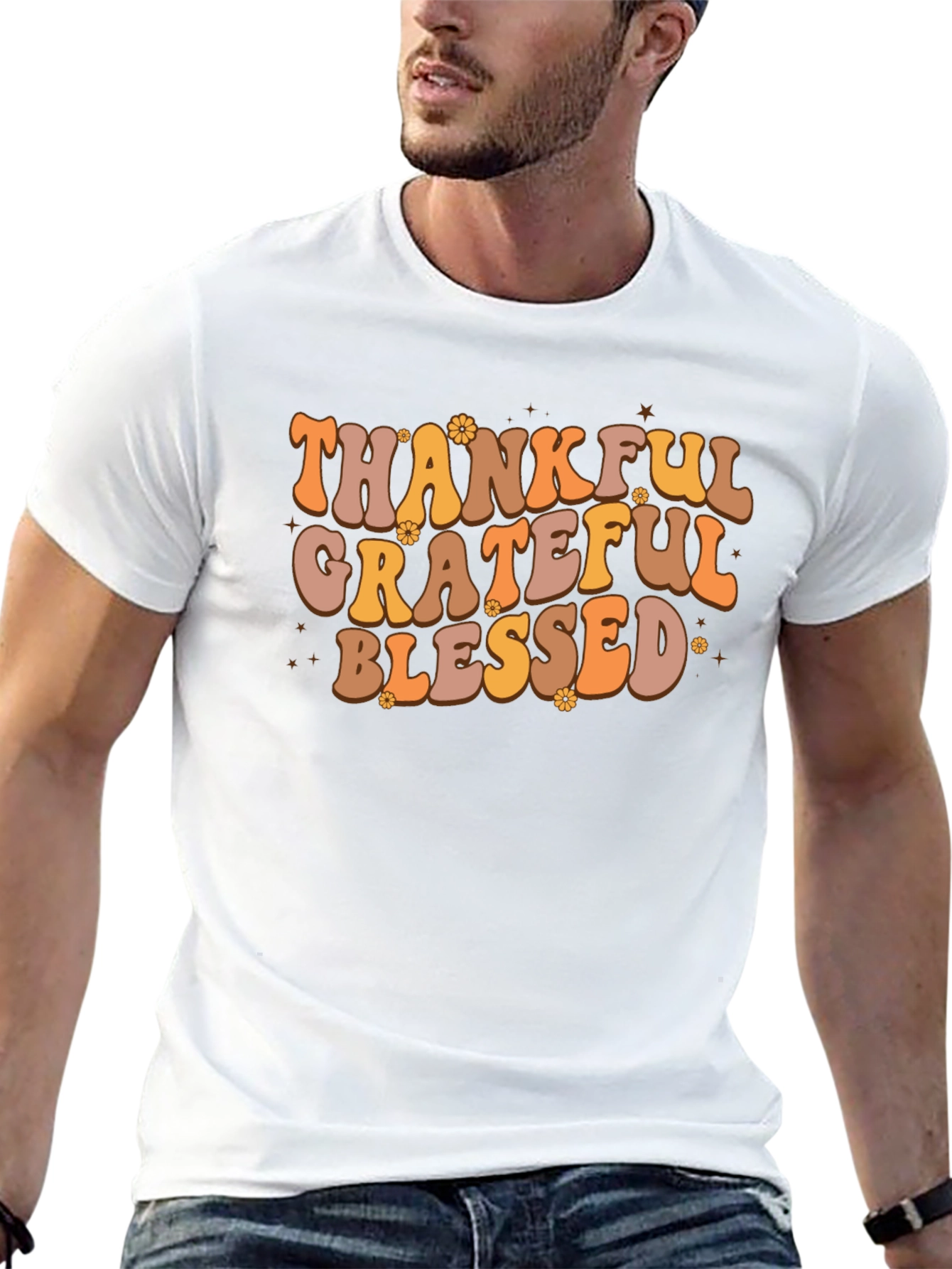 Thankful Grateful Blessed Tee