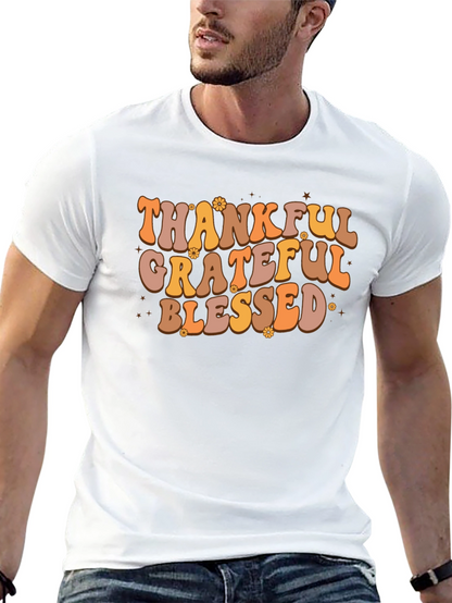 Thankful Grateful Blessed Tee