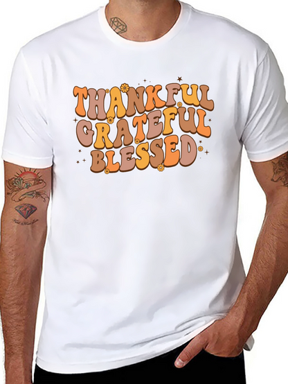 Thankful Grateful Blessed Tee