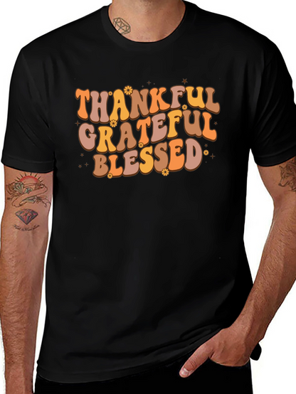 Thankful Grateful Blessed Tee
