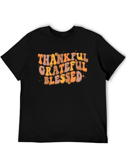 Thankful Grateful Blessed Tee