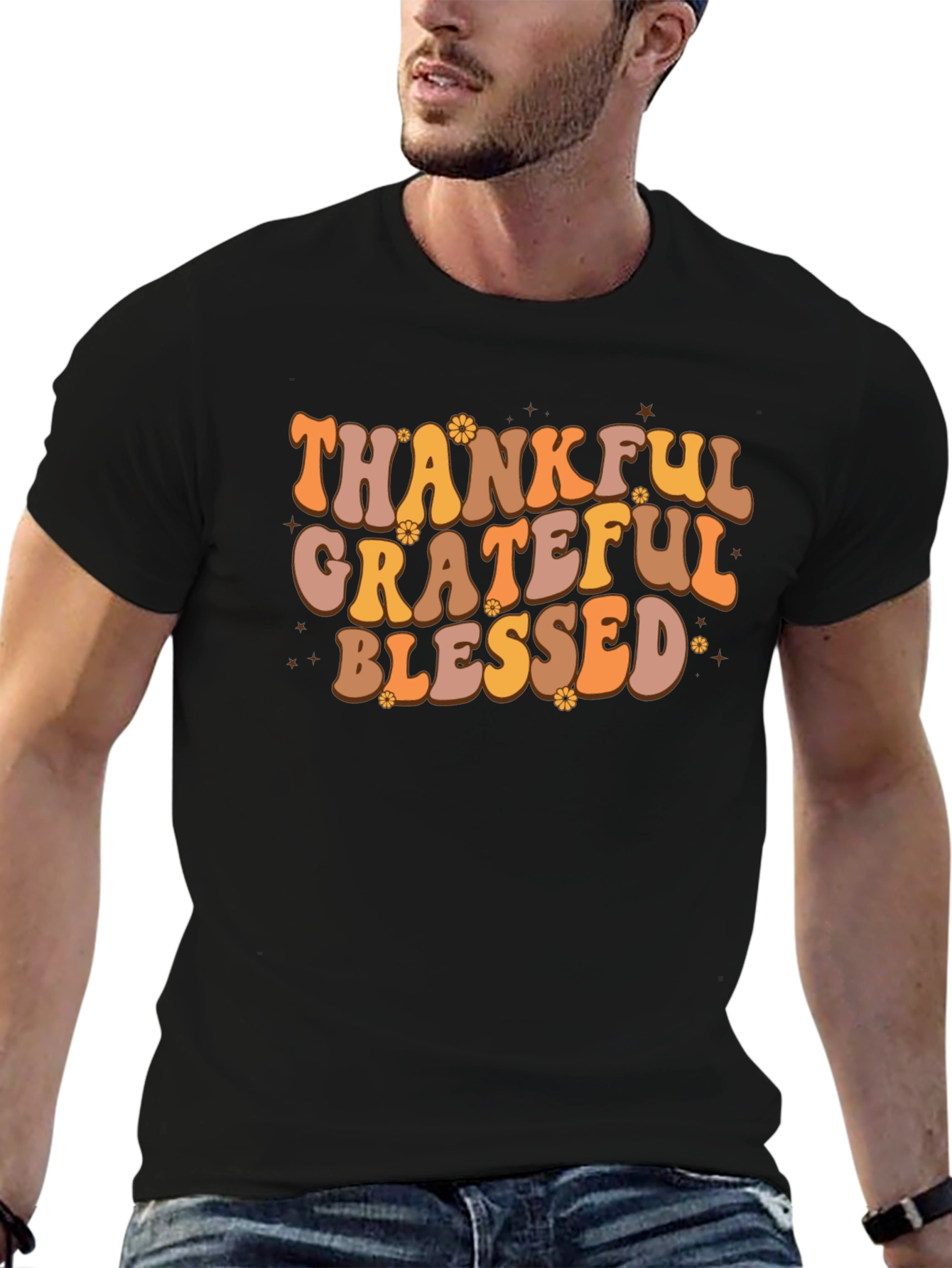 Thankful Grateful Blessed Tee