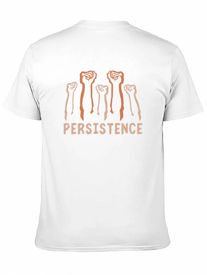 Persistence Graphic Tee - Black Cotton Comfort Fit