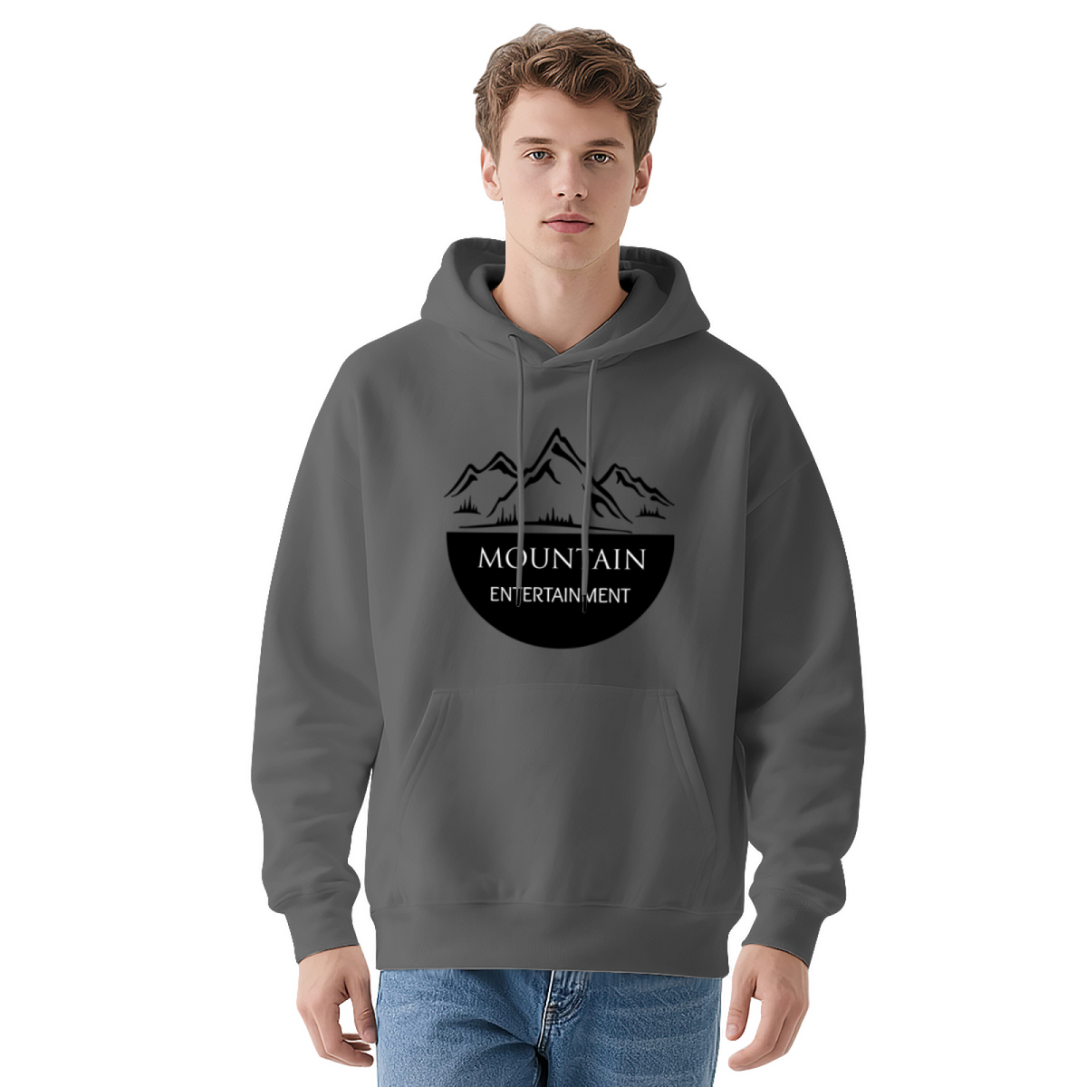 Cool Graphic Hoodie - Mountain Landscape