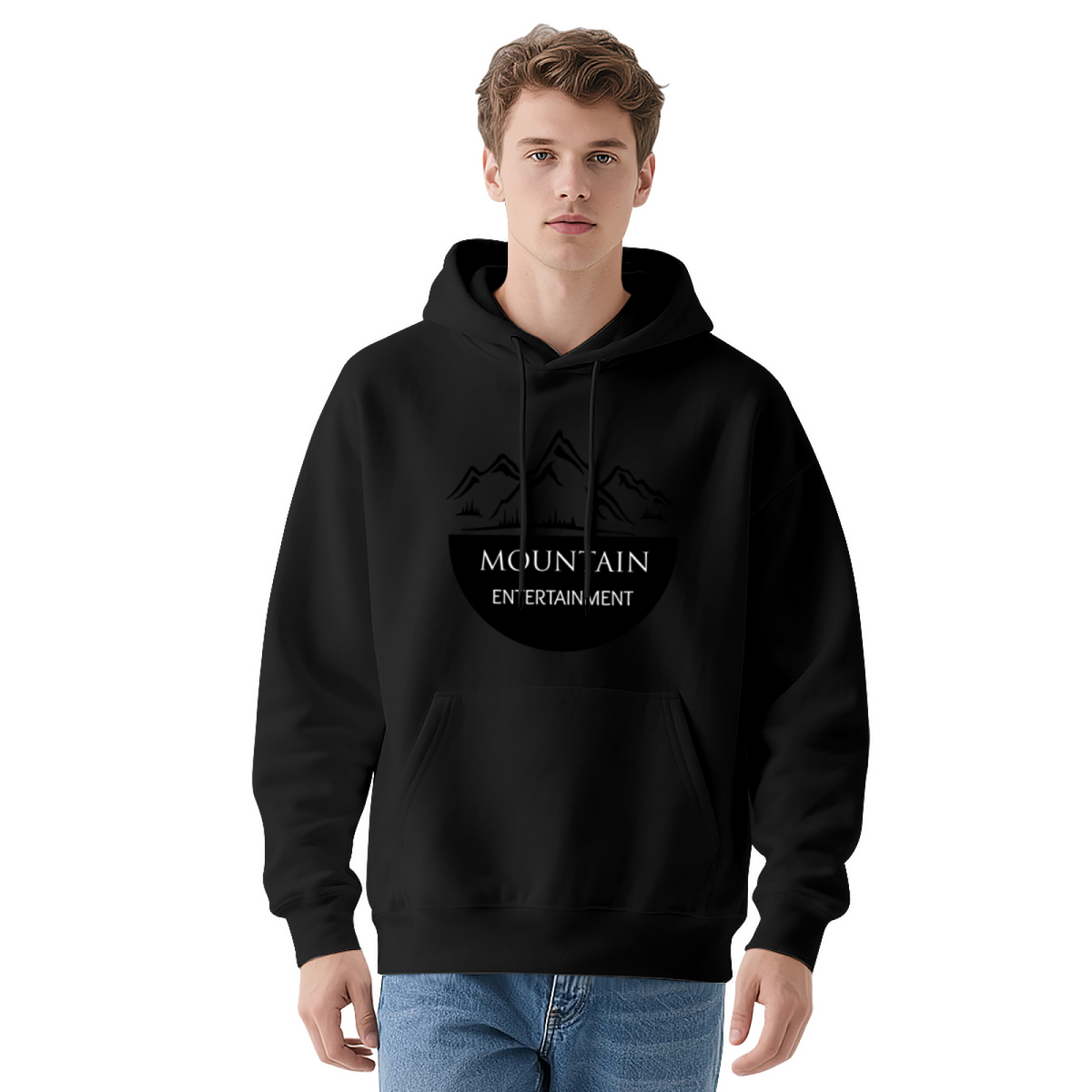 Cool Graphic Hoodie - Mountain Landscape